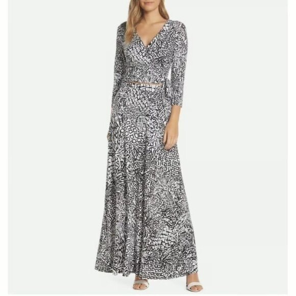 LILLY PULITZER Ruari Onyx White Top and Maxi Skirt Set Size Small NEW NWT - Picture 2 of 5